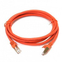 Патч-корд S/FTP, 2 м, cat. 6a, червоний, LW