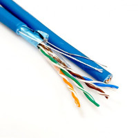 Кабель Corning F/UTP 300/24 4P FutureCom, кат.5е, LSZH, синій, 1000 м Кабель Corning F/UTP 300/24 4P FutureCom, кат.5е, LSZH, синій, 1000 м