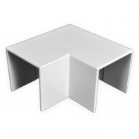 Угол плоский для короба MK Mini 16х16, цвет белый Угол плоский для короба MK Mini 16х16, цвет белый