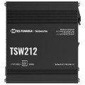 TSW212 8х1000Mb Промисловий L2-L3 SFP комутатор на DIN-рейку Teltonika