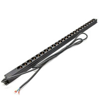 Силовой блок вертикальний Kingda 24xShuko, 32А, шнур 3х4 мм2, 3 м, чорний Силовой блок вертикальний Kingda 24xShuko, 32А, шнур 3х4 мм2, 3 м, чорний