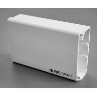 Кабель-канал (короб) KOPOS KOLIN EKD 100х40, настенный ПВХ, белый Кабель-канал (короб) KOPOS KOLIN EKD 100х40, настенный ПВХ, белый