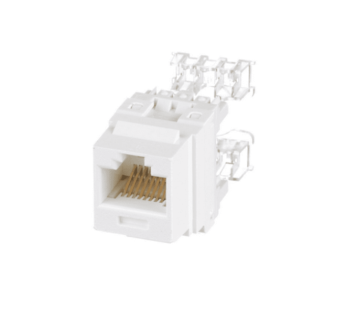 Модуль Panduit NetKey UTP, RJ45, cat. 6, тип KRONE, Keystone SL белый