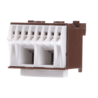 QuickConnect фазная клемма 2x16мм²+8x4мм² ширина 45мм, Hager