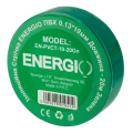 Изолента ENERGIO ПВХ 0.13*19мм 20м зеленая