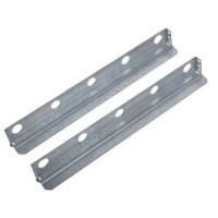 Уголок опорный Pleolan 580мм, для настенных шкафов, цвет металлик (в комплекте 2шт)