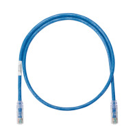 Патч-корд Panduit NetKey UTP RJ45 cat. 6, 1м, PVC (ПВХ), синий