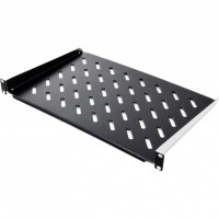 Полка перфорированная консольная Украина 19’’ 1U (х200мм), черная