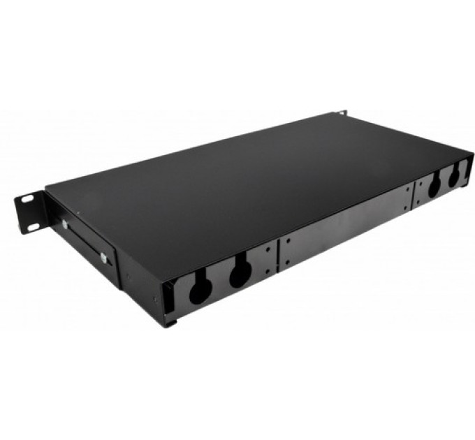Патч-панель ВО 19’’ 1U 24 порта SC duplex, Україна (UA-FOP24SCD-B)