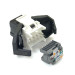 Модуль Corning E100 UTP, RJ45, cat. 5e, toolless SL черный