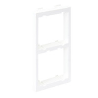 Адаптер вертикальный CIMA на 2 мод. K45 45x45mm, белый
