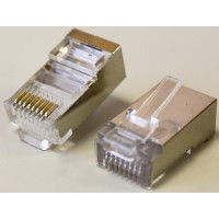 Коннектор RJ45 (8P8C), STP, cat. 5e, Pleolan