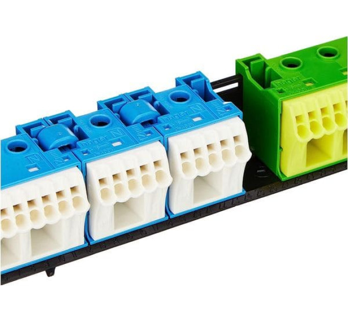 Держатель с клеммами PE/N: 21xN+20xPE / 5xN+6xPE, Hager