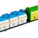 Держатель с клеммами PE/N: 21xN+20xPE / 5xN+6xPE, Hager