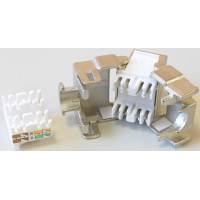 Модуль STP, RJ45 (8P8C), cat. 6, toolless, Keystone SL