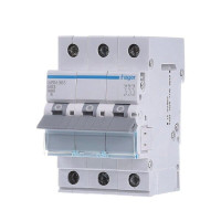 Автоматический выключатель Hager 3P 6kA B-63A 3M (MBN363) Автоматический выключатель Hager 3P 6kA B-63A 3M (MBN363)