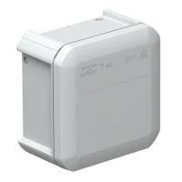 Распределительная коробка Т40 наружная, закрытая, IP 55, 90х90х52мм, OBO Bettermann Распределительная коробка Т40 наружная, закрытая, IP 55, 90х90х52мм, OBO Bettermann