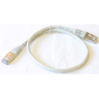 Патч-корд FTP RJ45 cat. 5e, 0,5м, сірий