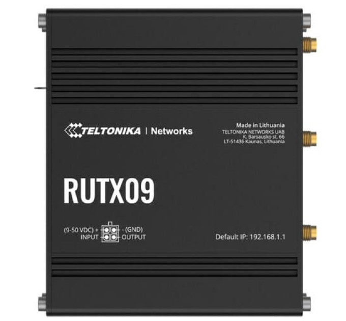 RUTX09 Промышленный сотовый маршрутизатор IoT c 4G LTE Teltonika