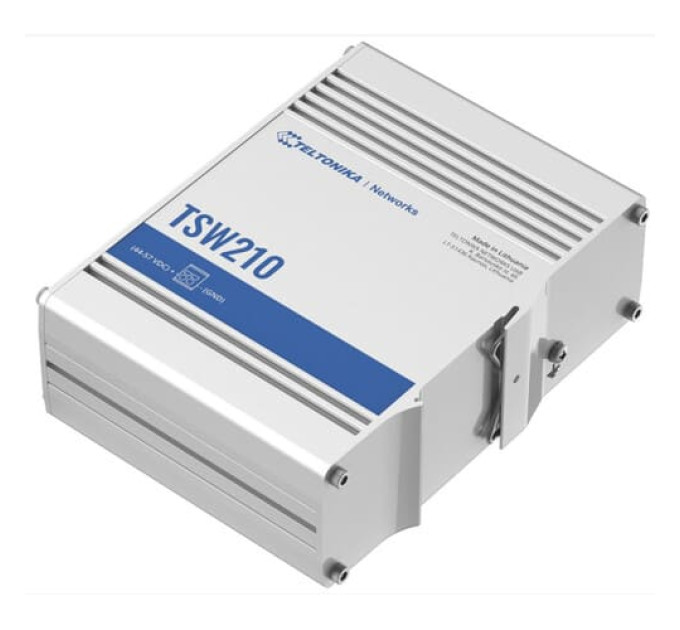 TSW210 8х1000Mb Промышленный SFP коммутатор на DIN-рейку Teltonika