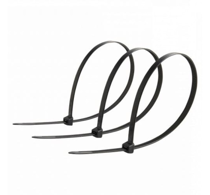 Кабельная стяжка нейлоновая 760х9мм, (100шт) UV-стойкая, ТТ черная