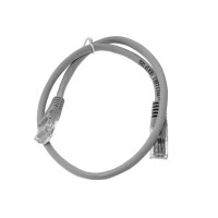 Патч-корд UTP RJ45 cat. 5e, 0,5м, сірий