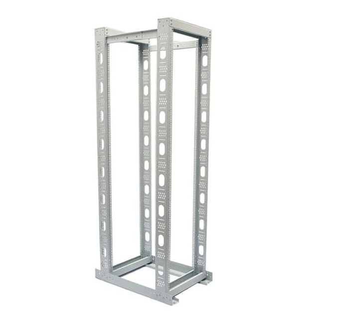 Стійка 33U, подвійна, 560 - 810мм, сіра, UA-OF33-D-GR