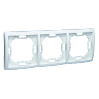 Рамка 3-кратная BASIC, цвет белый, KONTAKT-SIMON