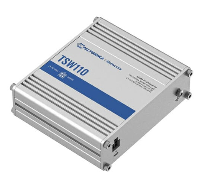 TSW110 5х1000Mb Промышленный коммутатор на DIN-рейку Teltonika