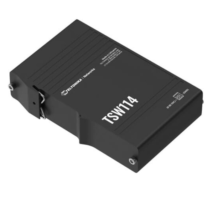 TSW114 5х1000Mb Промисловий комутатор на DIN-рейку Teltonika