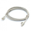 Патч-корд LW UTP RJ45 cat. 6a, 3м, 28AWG LSZH, серый