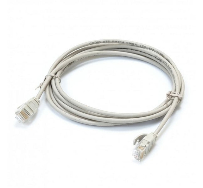 Патч-корд LW UTP RJ45 cat. 6a, 3м, 28AWG LSZH, серый