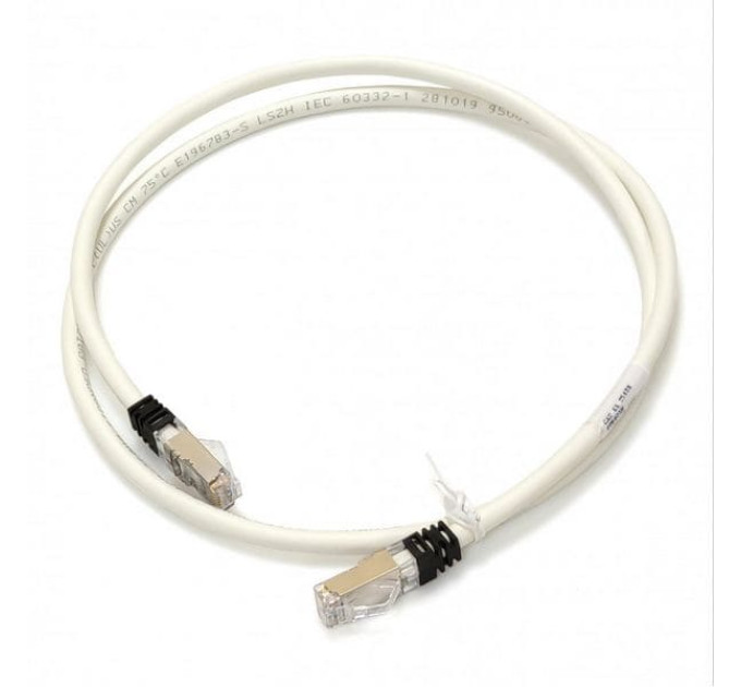 Патч-корд Panduit F/UTP RJ45 cat. 6a, 2м, LSZH, белый