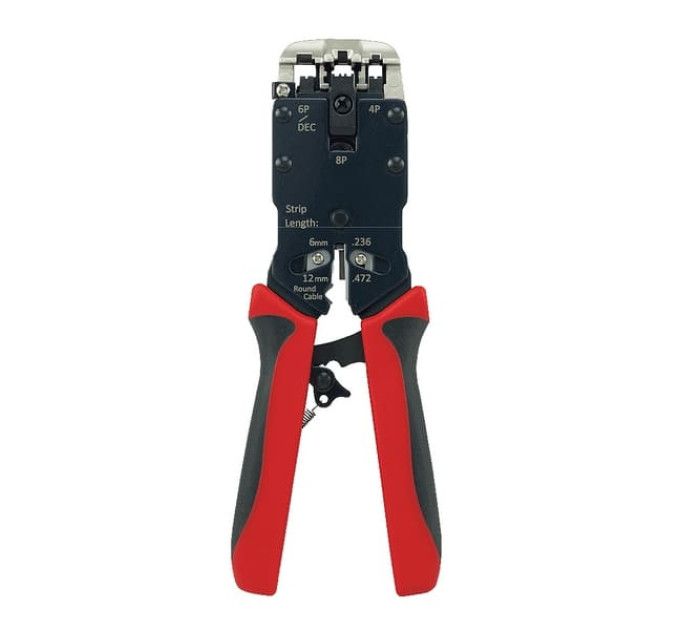 Инструмент обжимной Hanlong HT-3008AR All-In-One 4P/6P/8P/DEC Premium (проф.,контроль усилия)