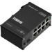 TSW040 8х100Mb Промышленный PoE+ коммутатор на DIN-рейку Teltonika