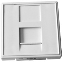 Адаптер информационный Keystone, 1 порт, Mosaic45 (45х45мм) , белый, Pleolan Адаптер информационный Keystone, 1 порт, Mosaic45 (45х45мм) , белый, Pleolan