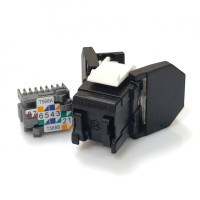 Модуль Corning E100 UTP, RJ45, cat. 5e, toolless SL черный Модуль Corning E100 UTP, RJ45, cat. 5e, toolless SL черный