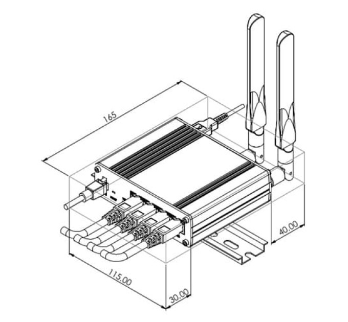 RUTM10 Промисловий Wi-Fi маршрутизатор Teltonika