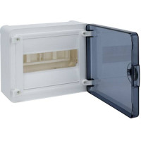 Щиток внешний с дверцей, 8 мод., GOLF, IP41, белый (Hager)