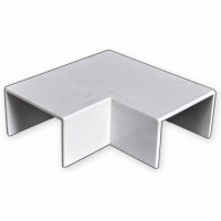 Угол плоский для короба MK Mini 50х25, цвет белый Угол плоский для короба MK Mini 50х25, цвет белый