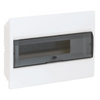 Щиток внутрішній COSMOS на 18 мод. з прозорими дверцятами, Hager