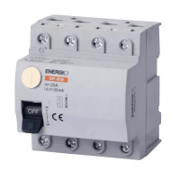 Устройство защитного отключения ENERGIO SP-RM 4P 25А 30мА тип AC Устройство защитного отключения ENERGIO SP-RM 4P 25А 30мА тип AC