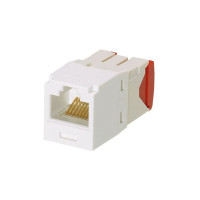Модуль Panduit UTP, RJ45 cat. 5e, Mini-Com белый Модуль Panduit UTP, RJ45 cat. 5e, Mini-Com белый