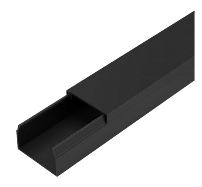 Кабель-канал (короб) 16X16, настенный ПВХ, 220ТМ Professional черный