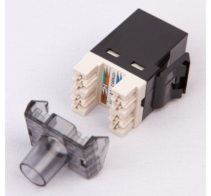 Модуль CommScope UTP, RJ45, cat. 6, тип 110, SL чорний