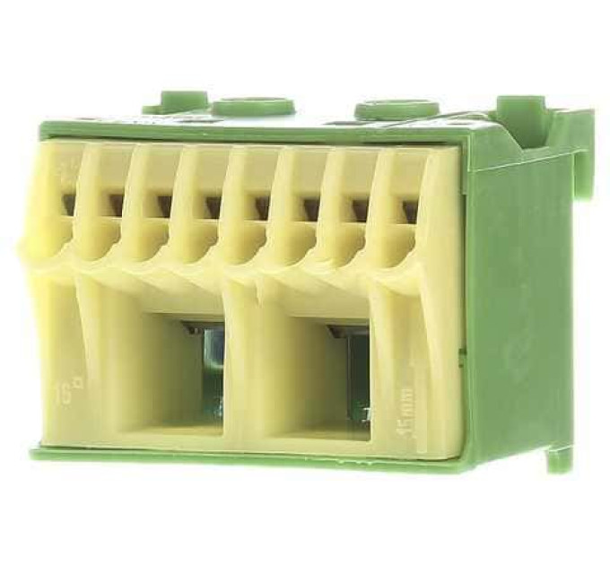 QuickConnect PE-клемма 2x16мм²+8x4мм² ширина 45мм, Hager