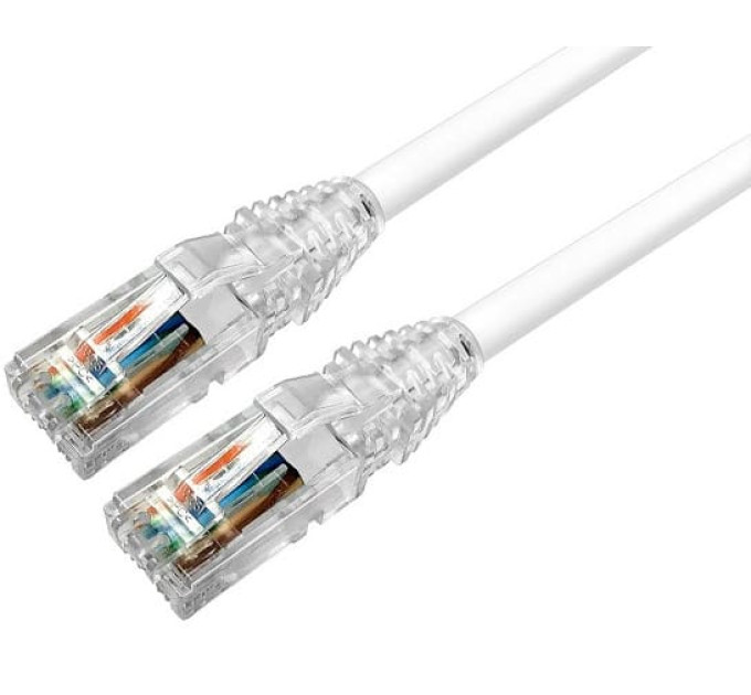 Патч-корд CommScope U/UTP 24AWG cat. 6a, 1м, LSZH білий