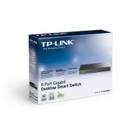 Коммутатор Smart TP-Link TL-SG2008, 8х1000Base-Т, 802.3ad LACP, металл
