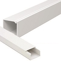 Кабель-канал (короб) 40X16, настенный ПВХ, белый, 220ТМ