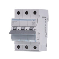 Автоматический выключатель Hager 3P 6kA B-10A 3M (MBN310)